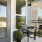fenced in patio with seating