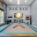 pool table in a room