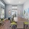 coworking space with a large tables and seating